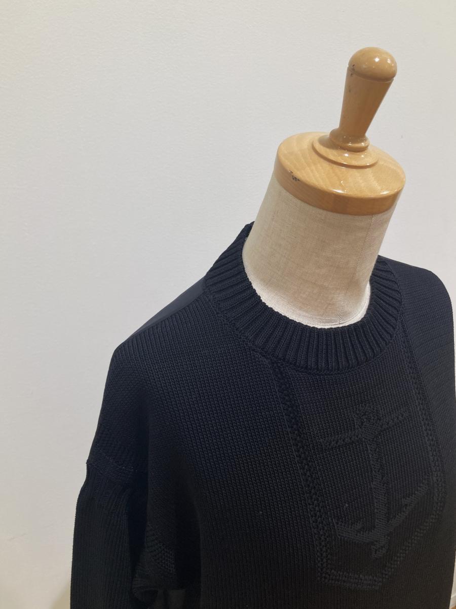 HYKE（ハイク）／ SHEER BACK GUERNSEY KNIT（11423）