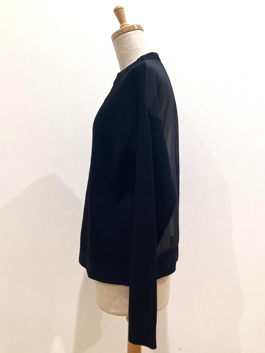 HYKE（ハイク）／ SHEER BACK GUERNSEY KNIT（11423）