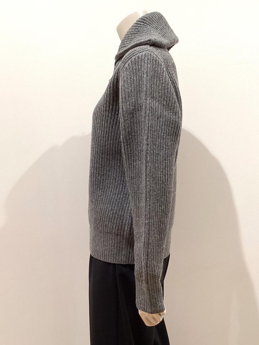 HYKE（ハイク）／RIBBED ZIP SWEATER（11445）