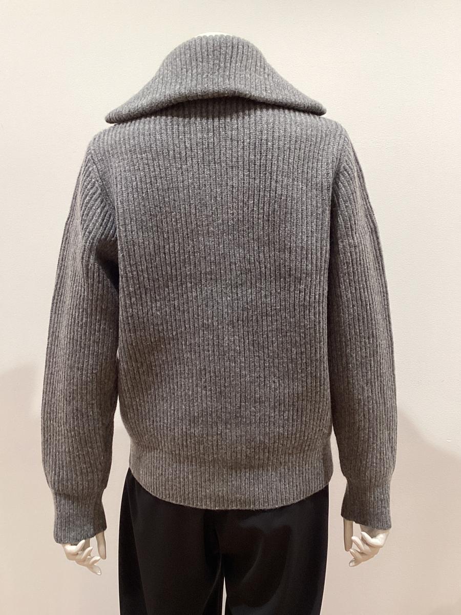 HYKE（ハイク）／RIBBED ZIP SWEATER（11445）