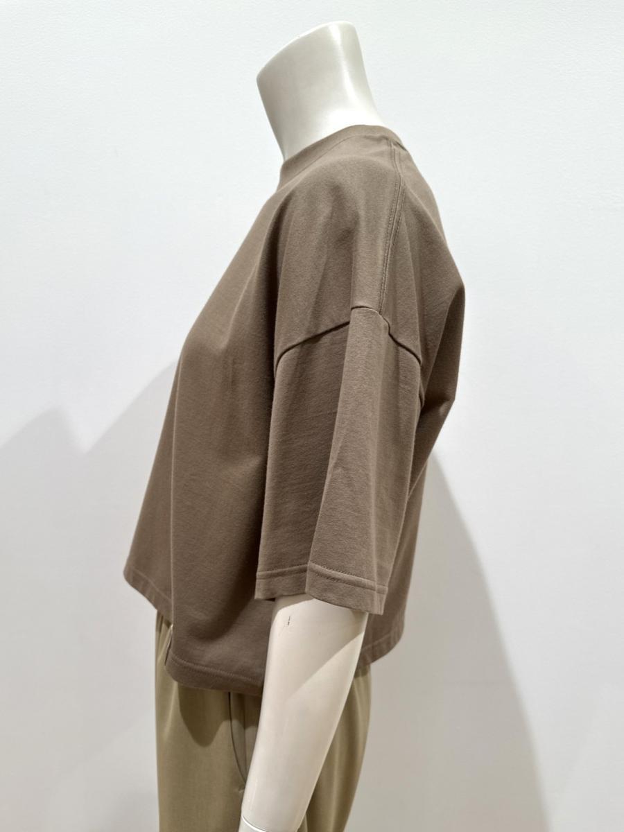 HYKE（ハイク）／CROPPED SHORT-SLV TEE/BIG FIT(6.5OZ)（12438）