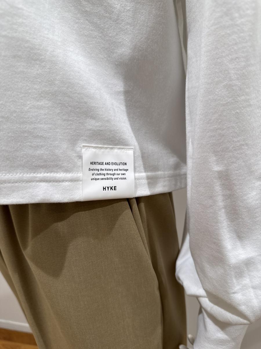 HYKE（ハイク）／CROPPED LONG-SLV TEE/BIG FIT（12439）
