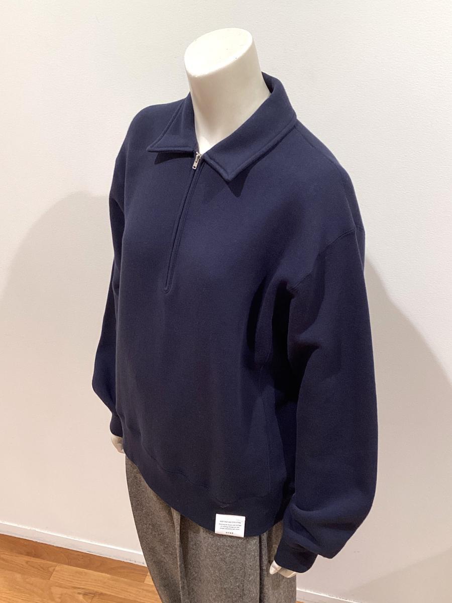 HYKE（ハイク）／COLLARED SWEAT SHIRT（12449）
