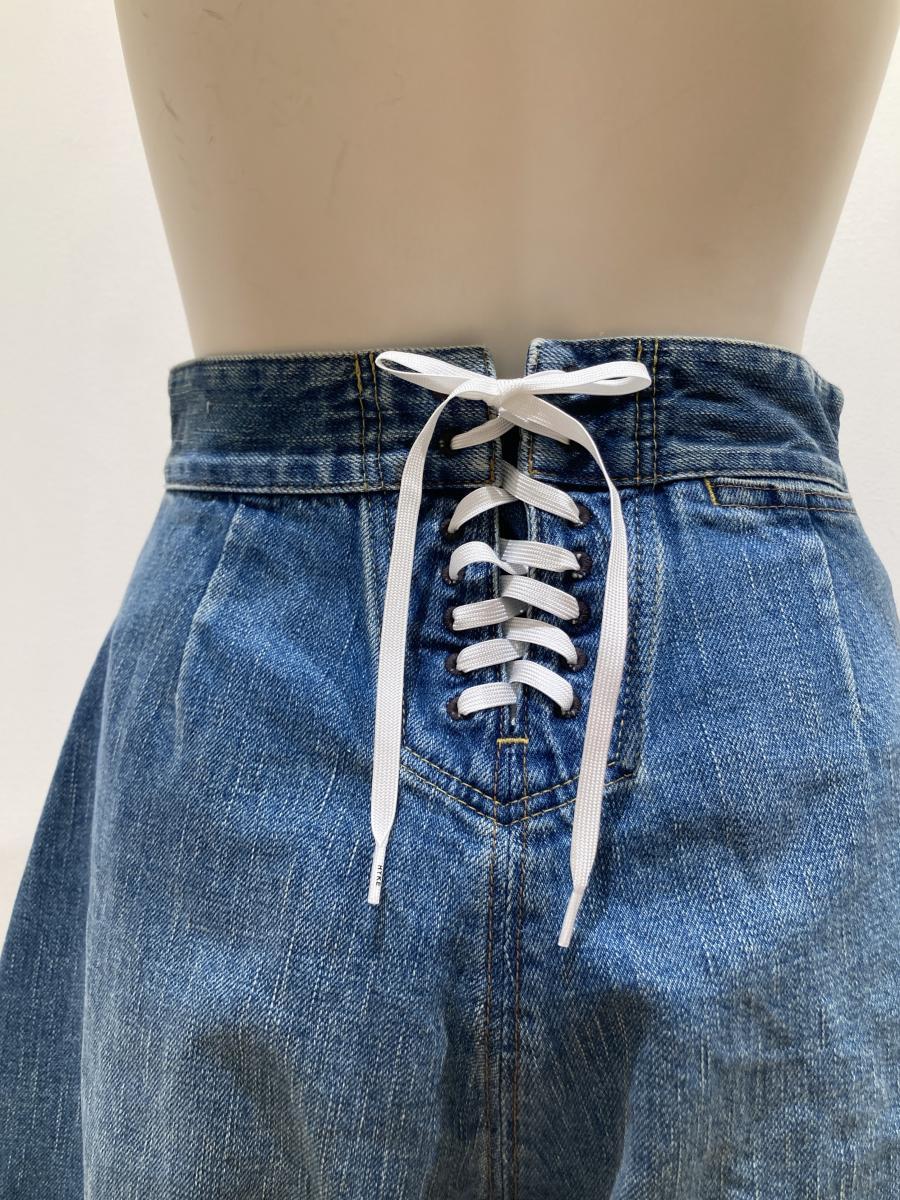 HYKE（ハイク）／SAILOR BARREL-LEG DENIM PANTS（13386）