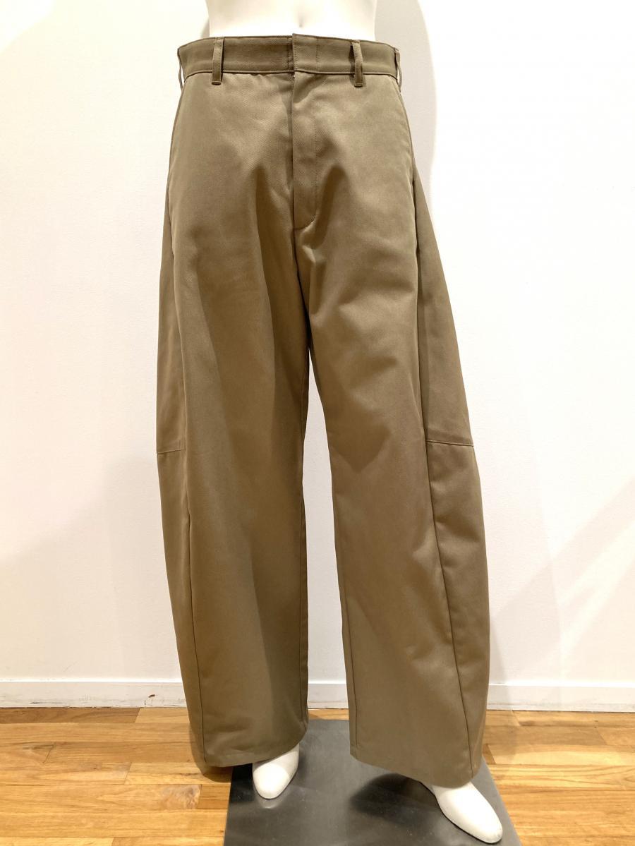 HYKE（ハイク）／T/C BARREL-LEG WORK PANTS（13394）