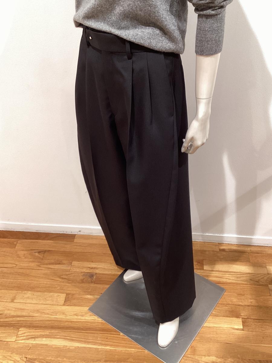 HYKE（ハイク）／DOESKIN WIDE BARREL LEG PANTS（13398）