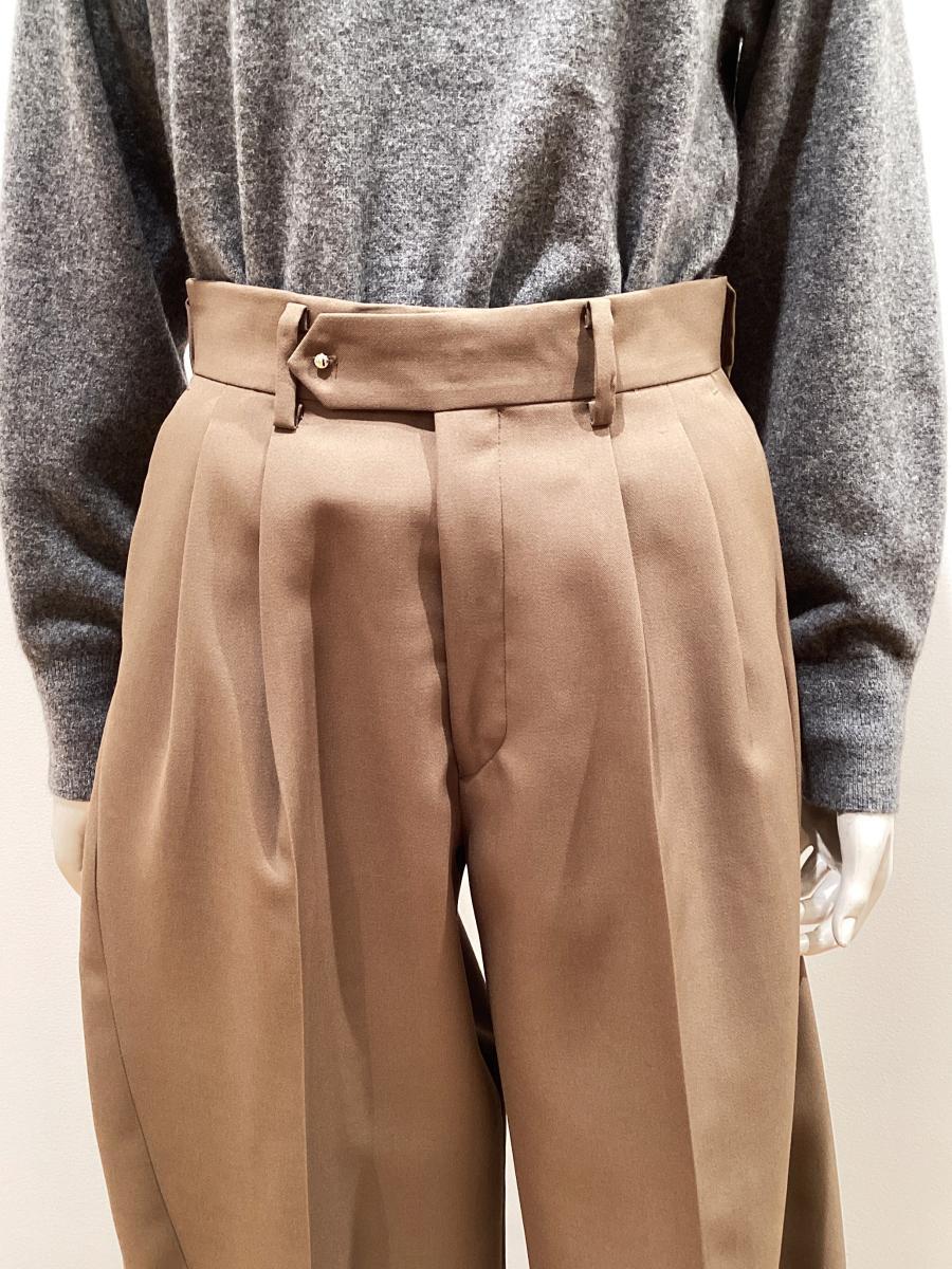 HYKE（ハイク）／DOESKIN WIDE BARREL LEG PANTS（13398）