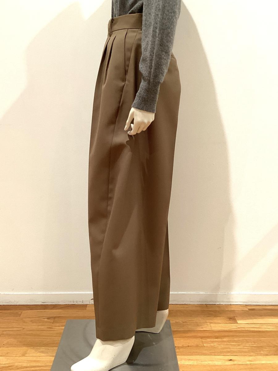 HYKE（ハイク）／DOESKIN WIDE BARREL LEG PANTS（13398）