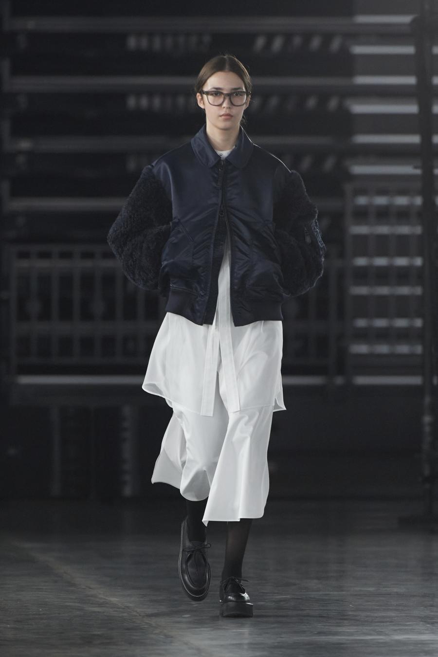 HYKE（ハイク）／ OXFORD SHIRT INSPIRED SKIRT（14167）