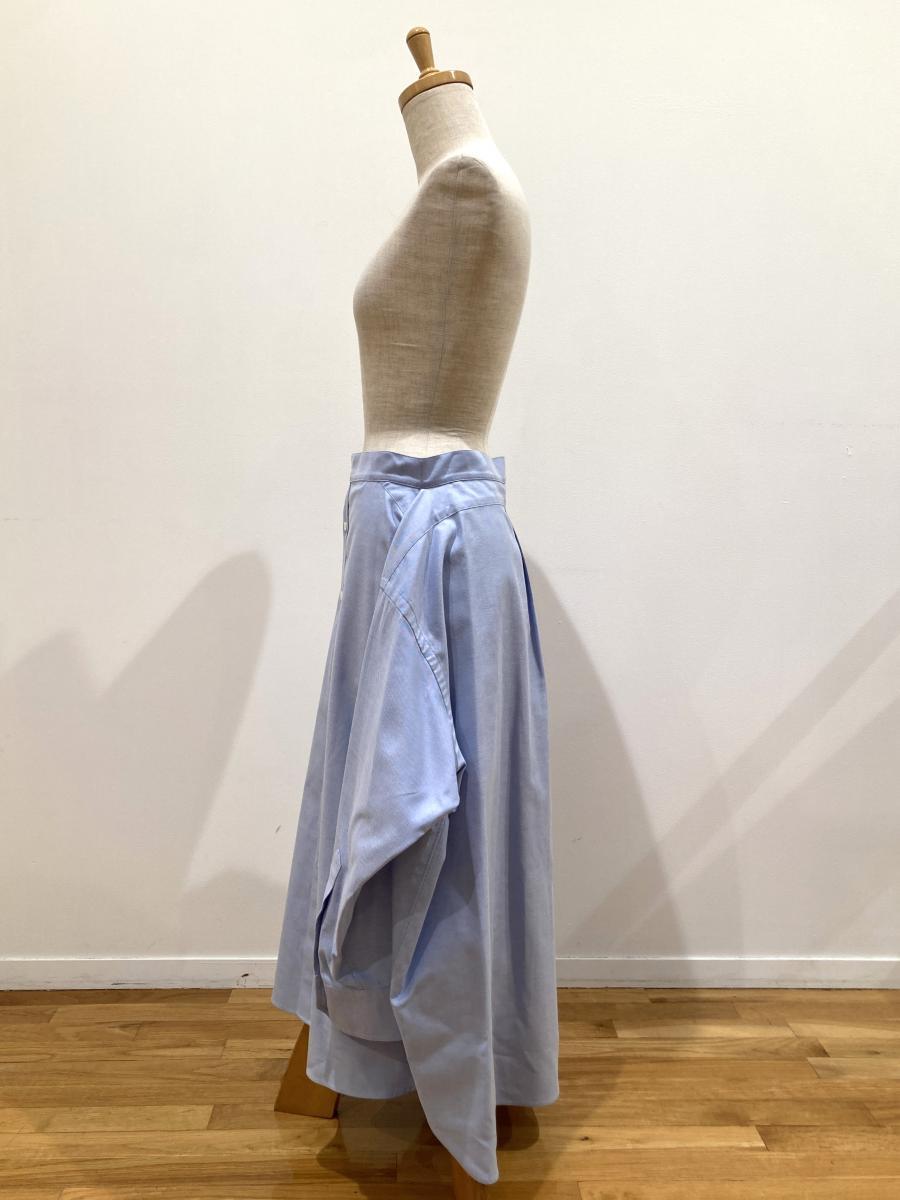 HYKE（ハイク）／ OXFORD SHIRT INSPIRED SKIRT（14167）