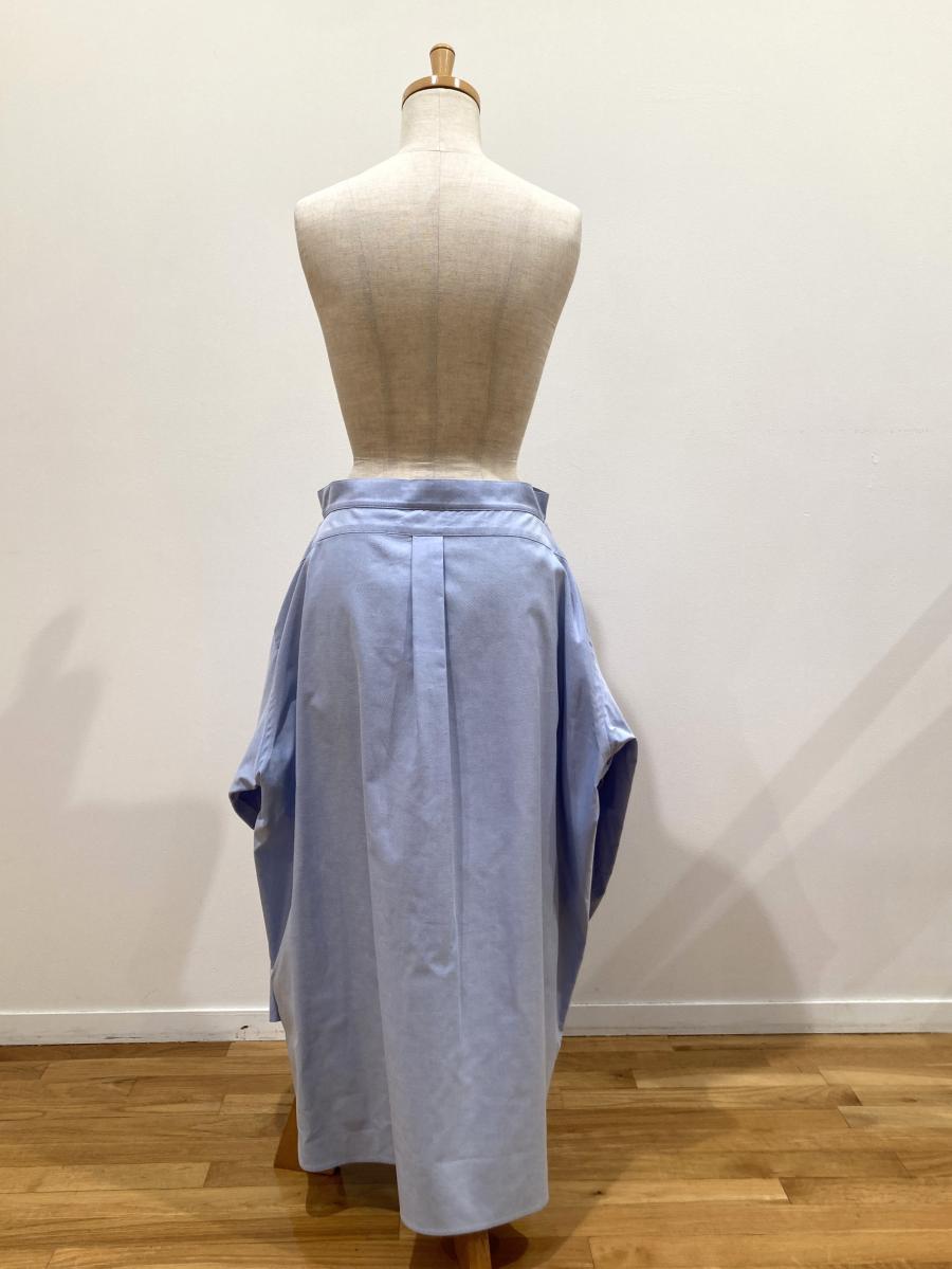 HYKE（ハイク）／ OXFORD SHIRT INSPIRED SKIRT（14167）