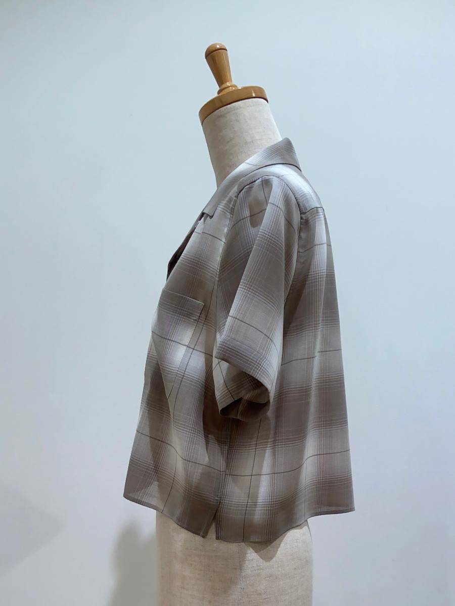 HYKE（ハイク）／ ブラウスT/W OMBRE CHECK SHIRT（15235）