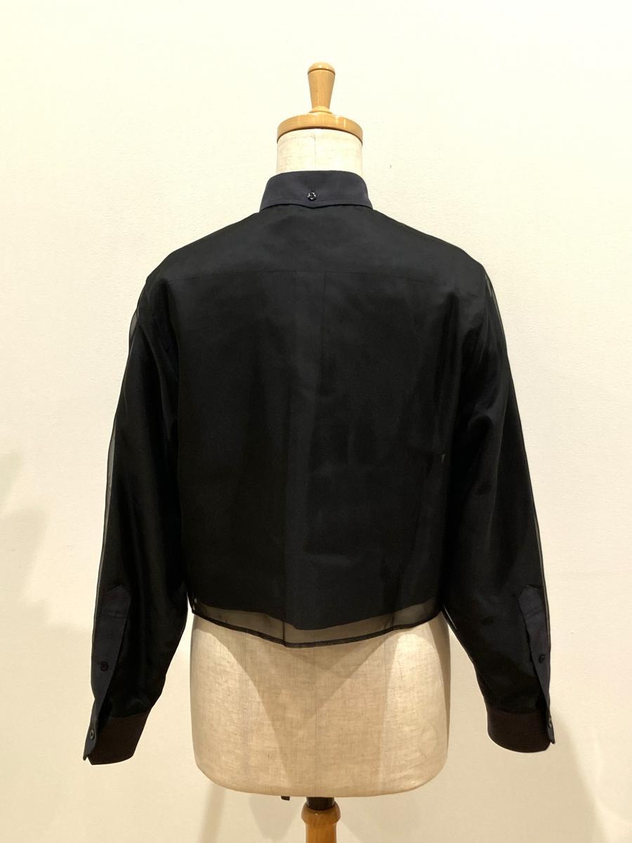 HYKE（ハイク）／ LAYERED OXFORD SHEER SHIRT（15247）