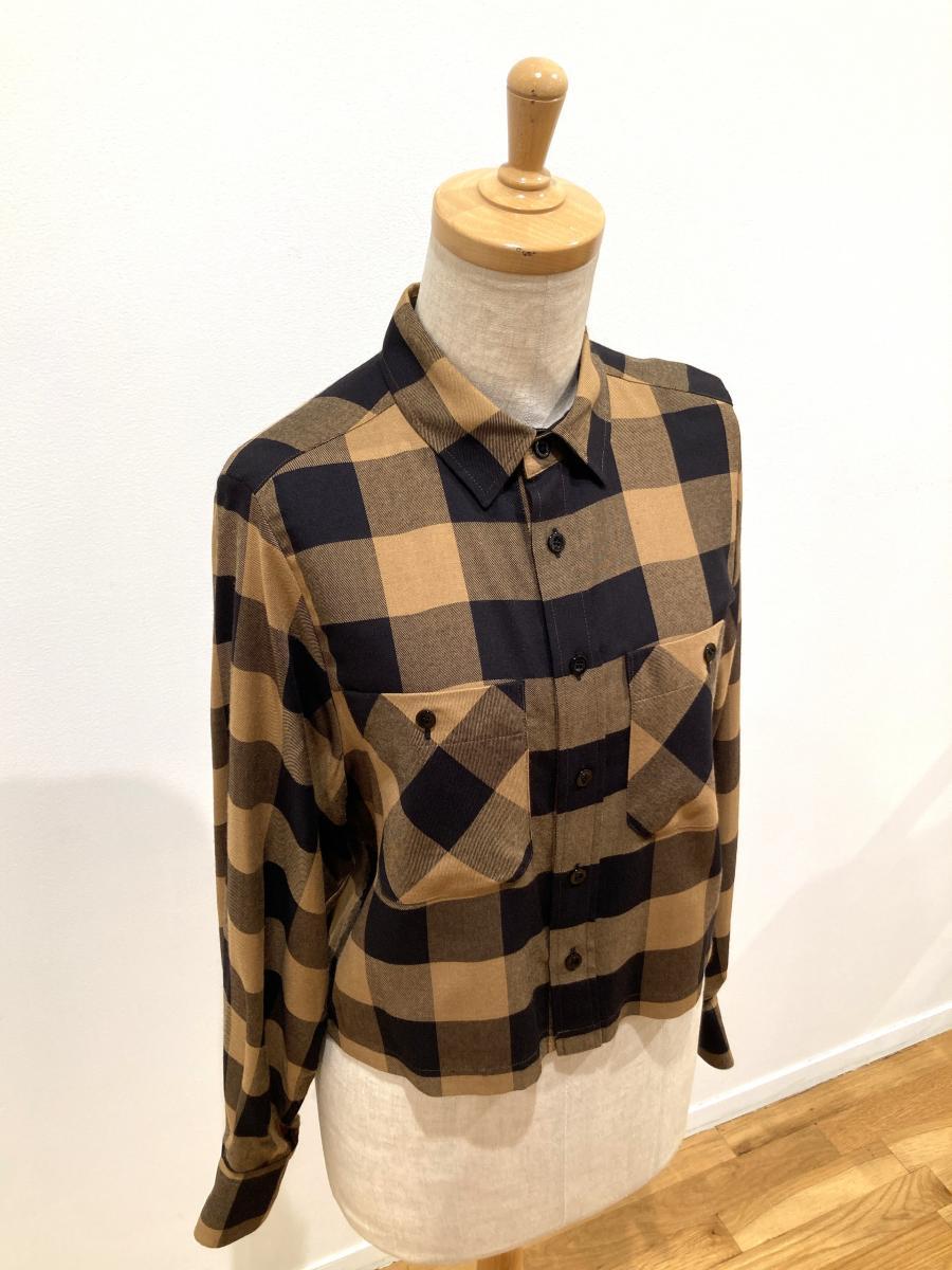 HYKE（ハイク）／ RAYON PLAID SHIRT（15252） | ブラウス | Foyer