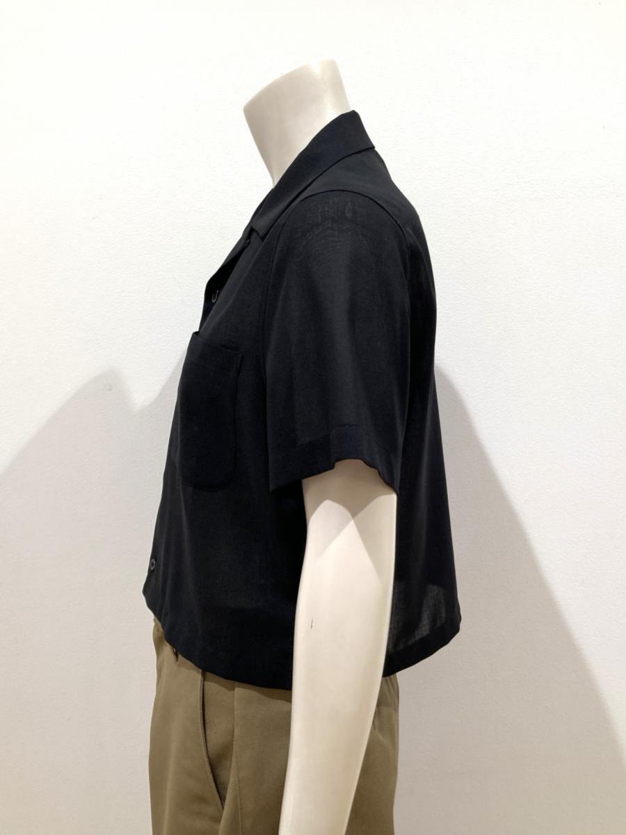 HYKE（ハイク）／T/W VOILE  CROPPED SHIRT（15256）