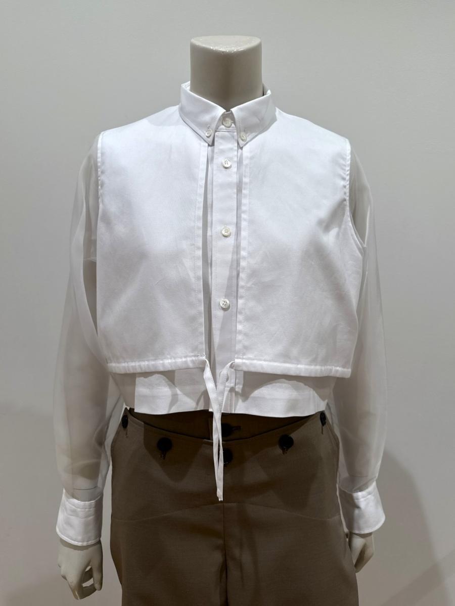 HYKE（ハイク）／OXFORD SHEER SLEEVE SHIRT（15262）