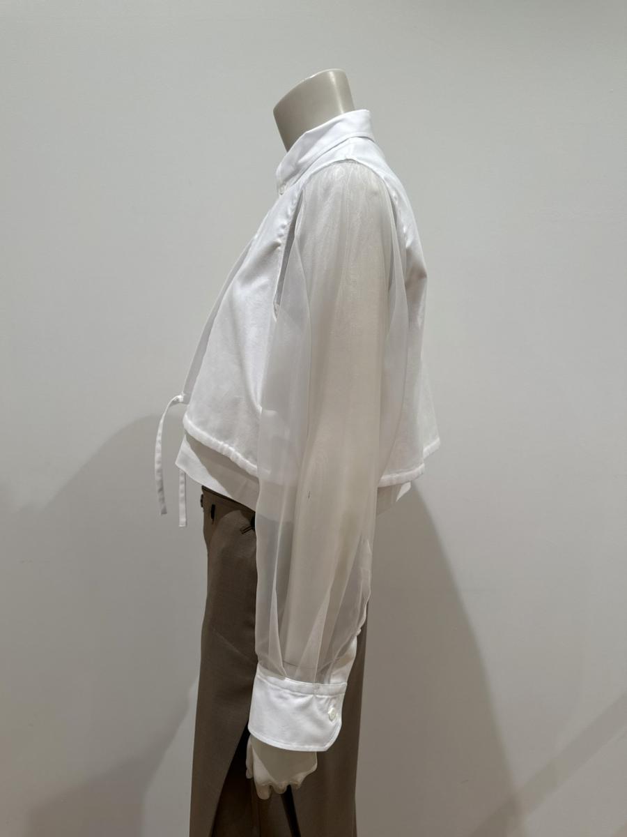 HYKE（ハイク）／OXFORD SHEER SLEEVE SHIRT（15262）