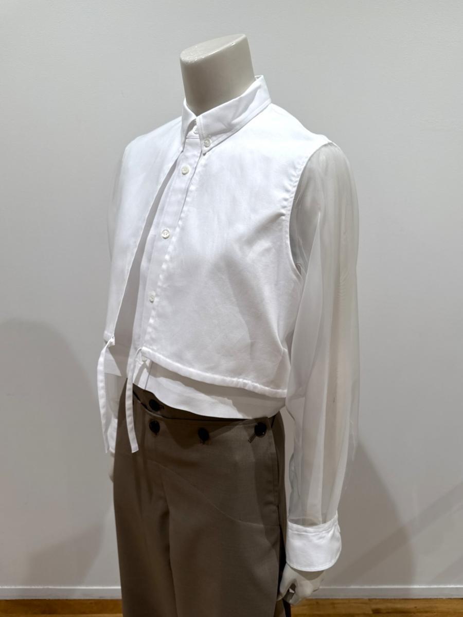 HYKE（ハイク）／OXFORD SHEER SLEEVE SHIRT（15262）
