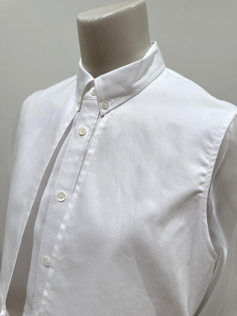 HYKE（ハイク）／OXFORD SHEER SLEEVE SHIRT（15262）