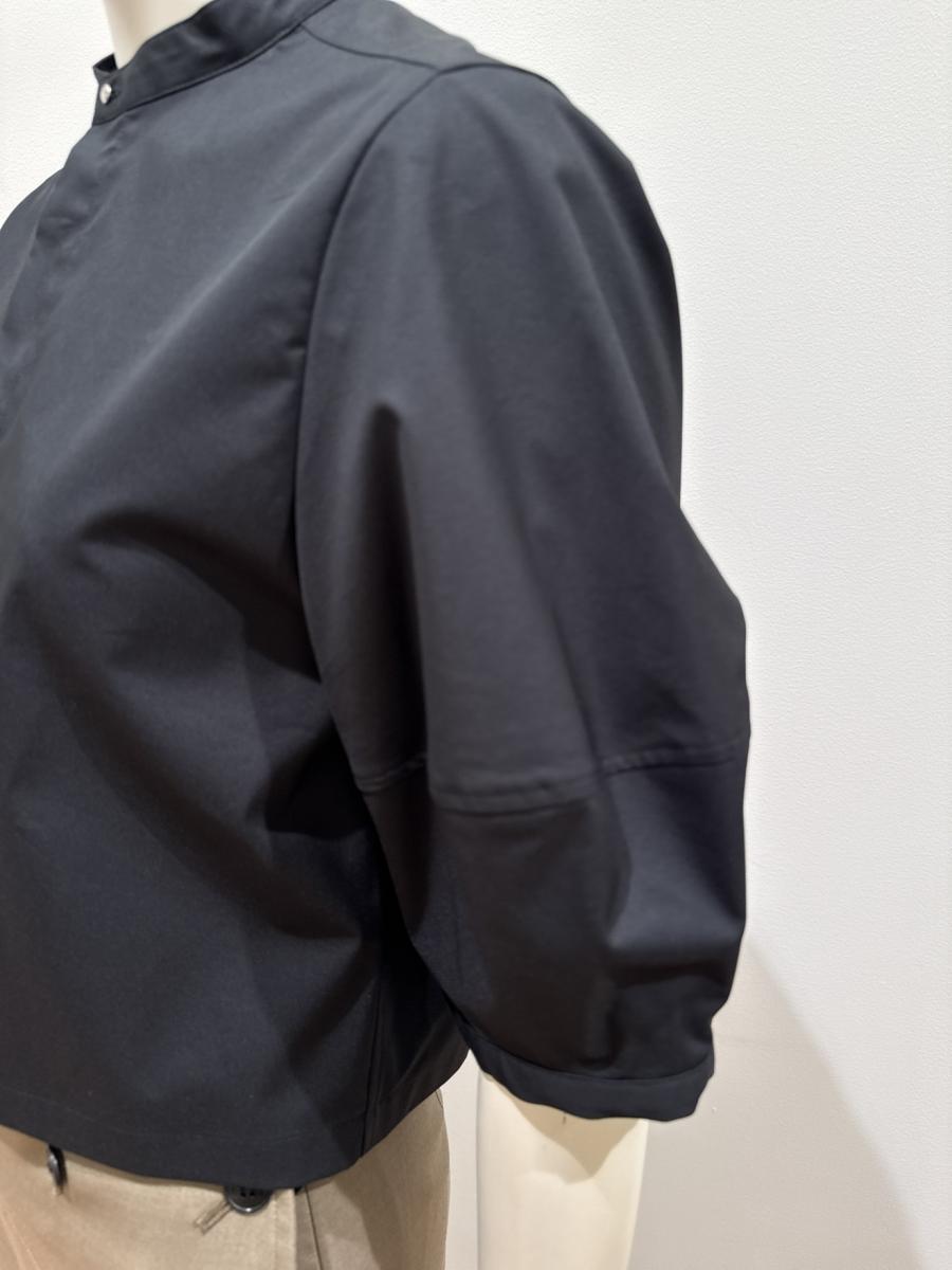  HYKE（ハイク）／T/C  BALLOON SLEEVE CROPPED BLOUSE（15264）