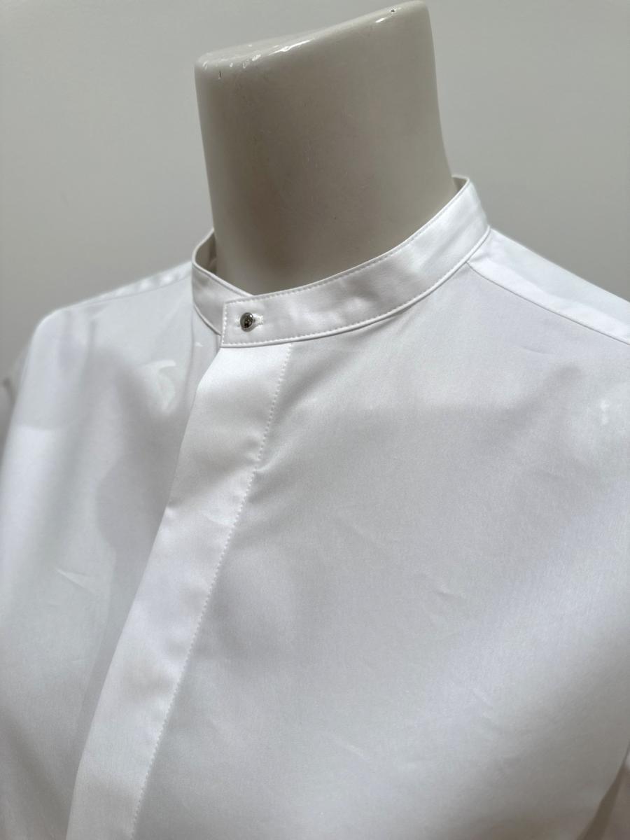  HYKE（ハイク）／T/C  BALLOON SLEEVE CROPPED BLOUSE（15264）