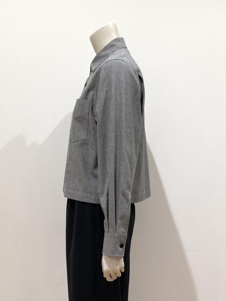 HYKE（ハイク）／CHAMBRAY CROPPED SHIRT（15270）