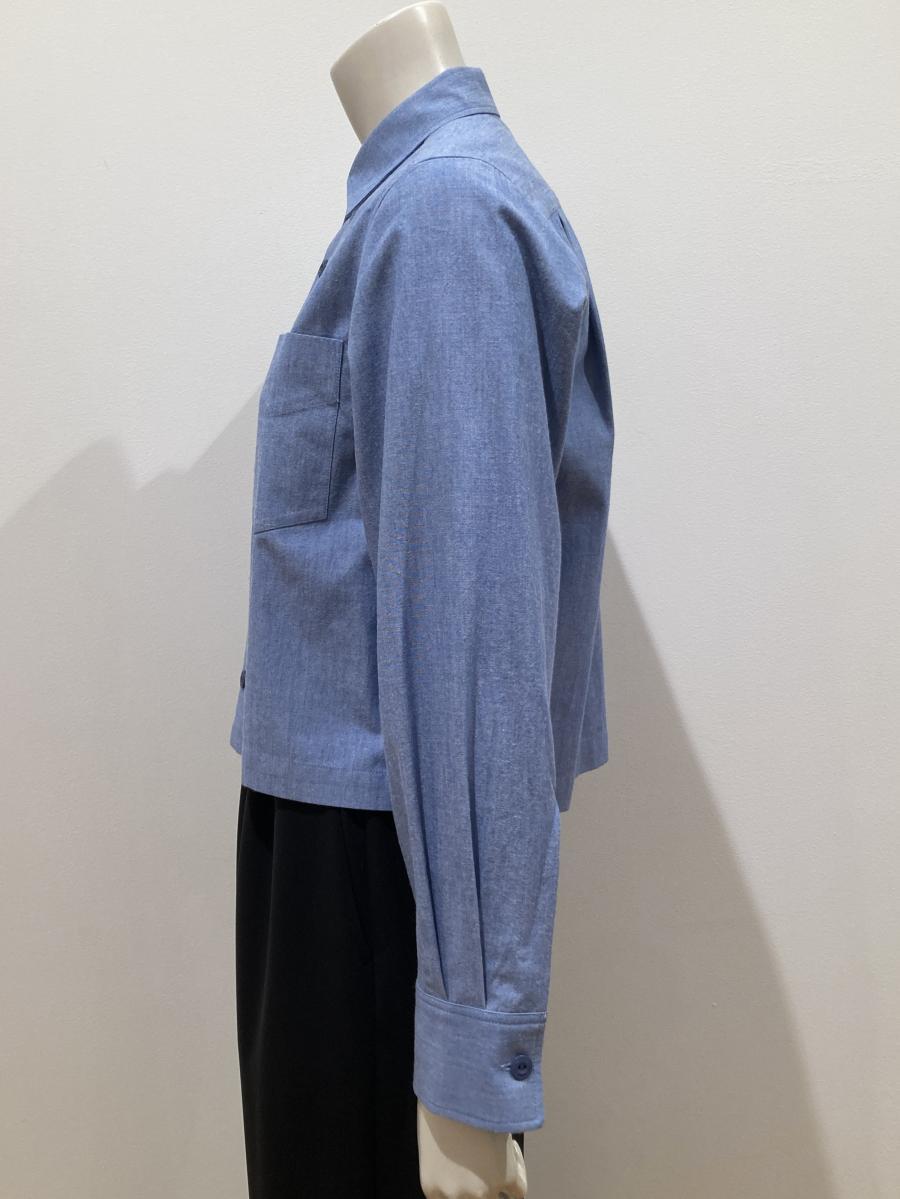 HYKE（ハイク）／CHAMBRAY CROPPED SHIRT（15270）