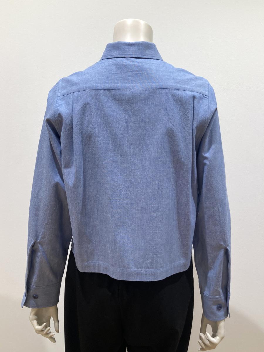 HYKE（ハイク）／CHAMBRAY CROPPED SHIRT（15270）