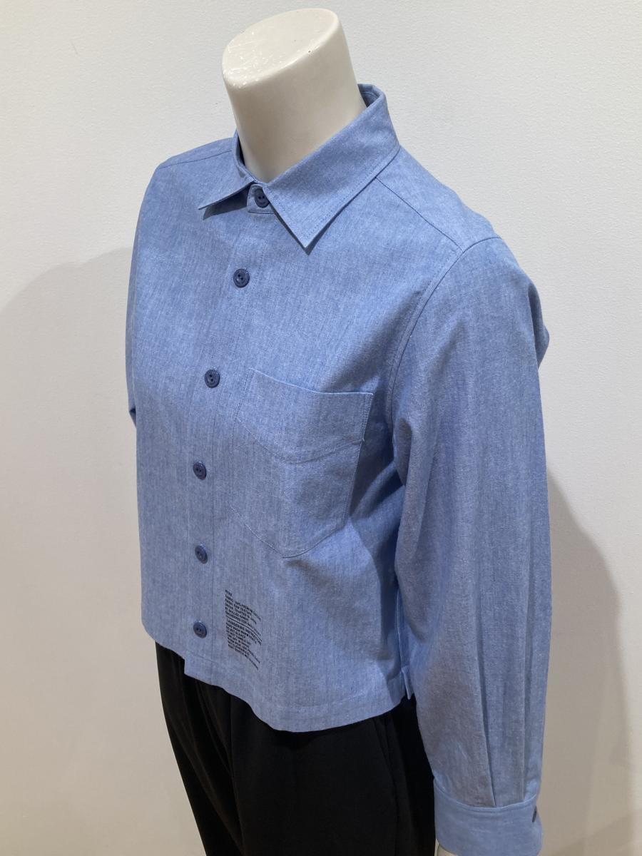 HYKE（ハイク）／CHAMBRAY CROPPED SHIRT（15270）