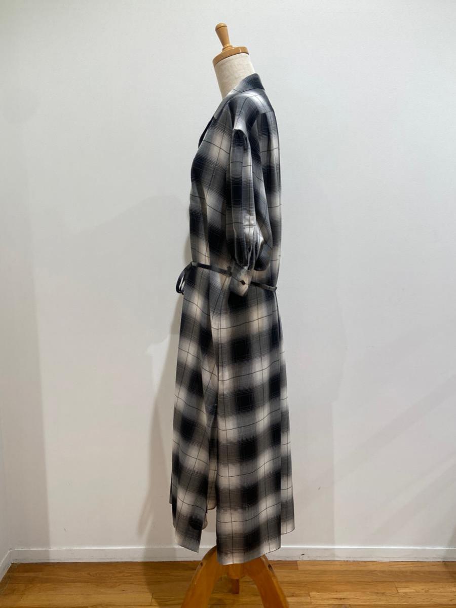 HYKE（ハイク）／  T/W OMBRE CHECK DRESS（16231）