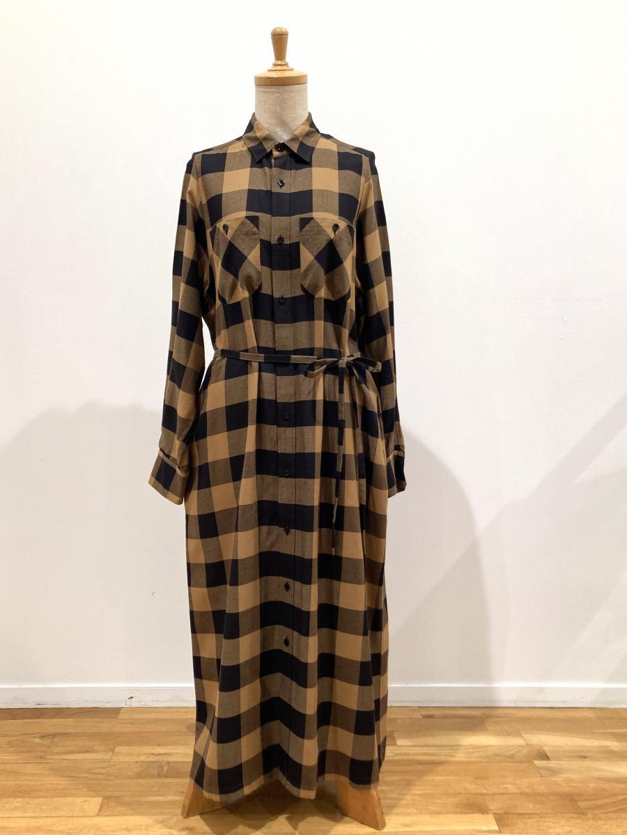 HYKE（ハイク）／ RAYON PLAID DRESS（16241）