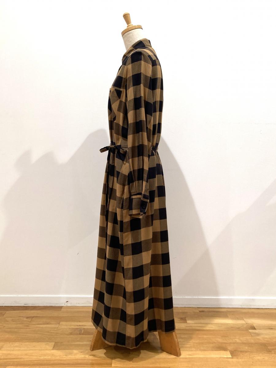 HYKE（ハイク）／ RAYON PLAID DRESS（16241）