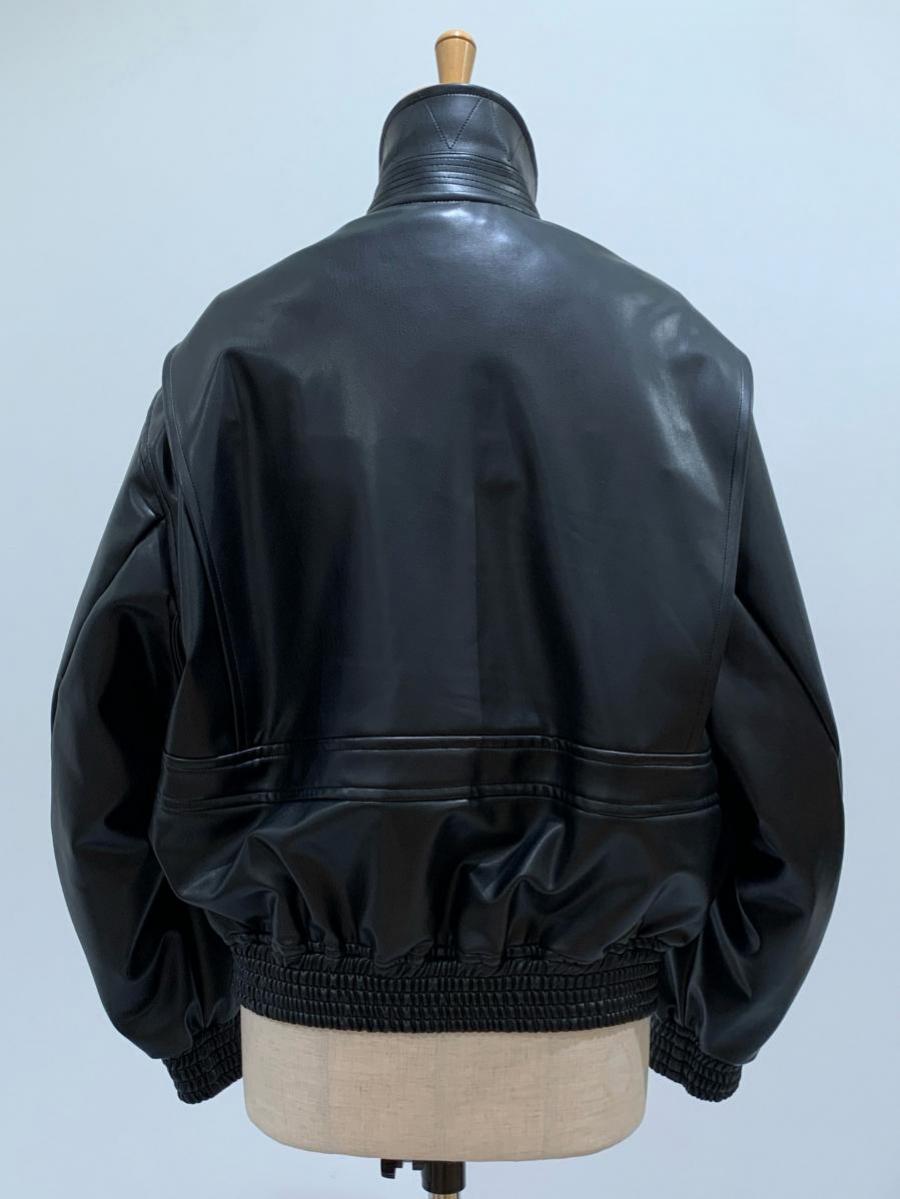 HYKE（ハイク）／FAUX-LEATHER JACKET（17459）