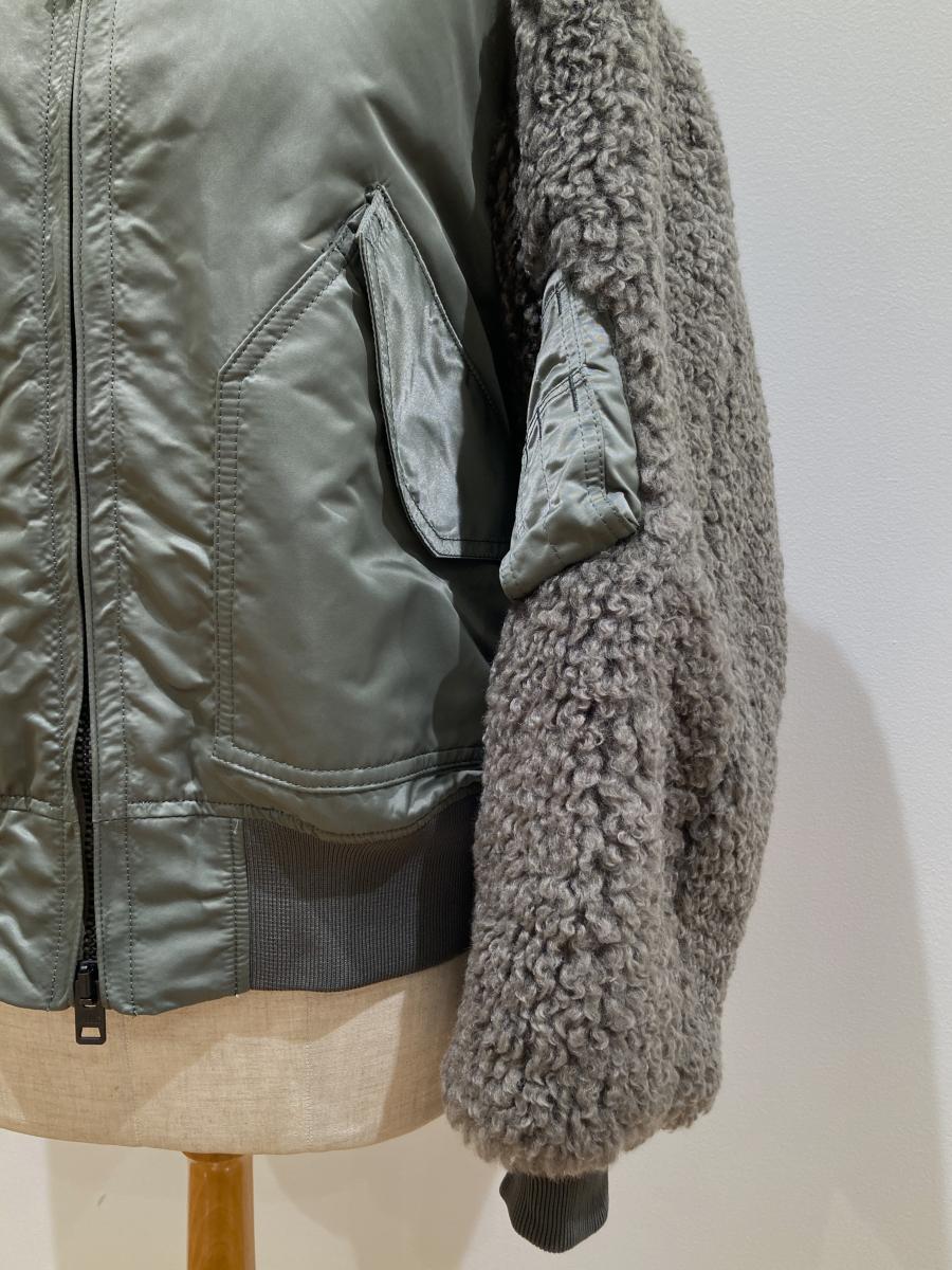HYKE（ハイク）／ FAUX SHEARLING TYPE CWU-45/P JACKET（17535）