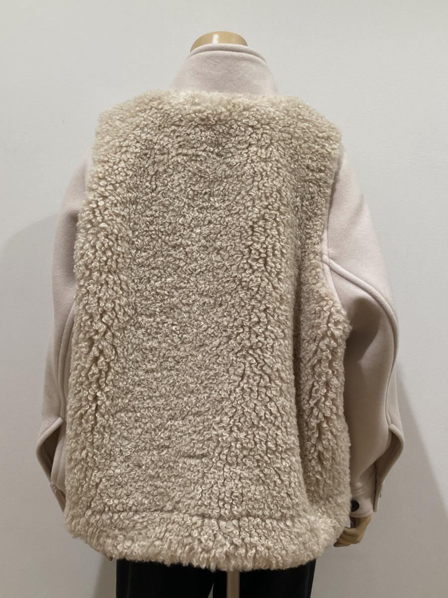 HYKE（ハイク）／ DOUBLE FACE FAUX SHEARLING DUFFEL JACKET（17549）