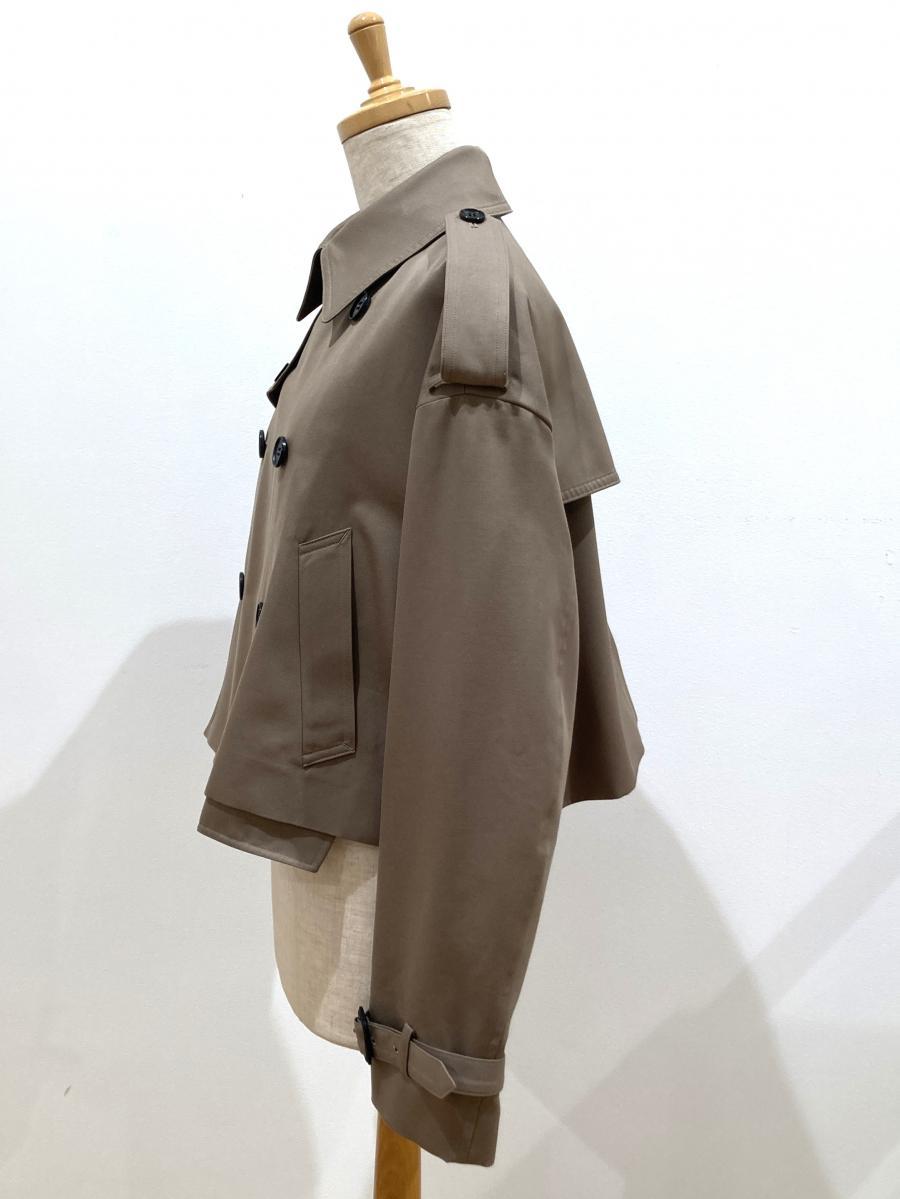 HYKE（ハイク）／ CROPPED TRENCH COAT/BIG FIT（17556） | コート