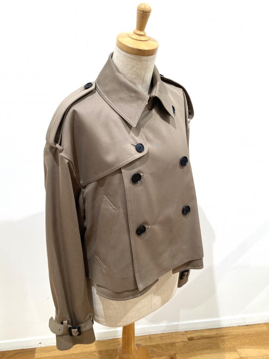 HYKE（ハイク）／ CROPPED TRENCH COAT/BIG FIT（17556） | コート