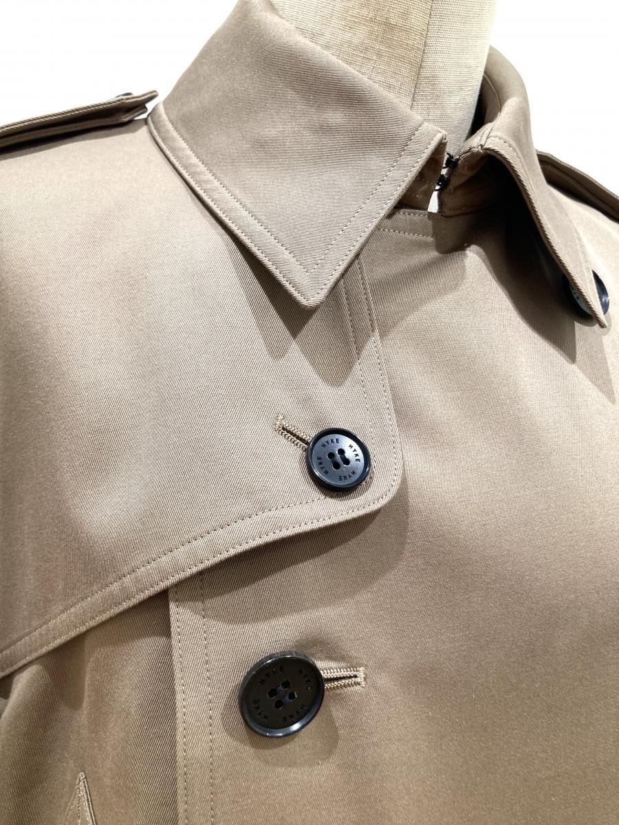HYKE（ハイク）／ CROPPED TRENCH COAT/BIG FIT（17556）