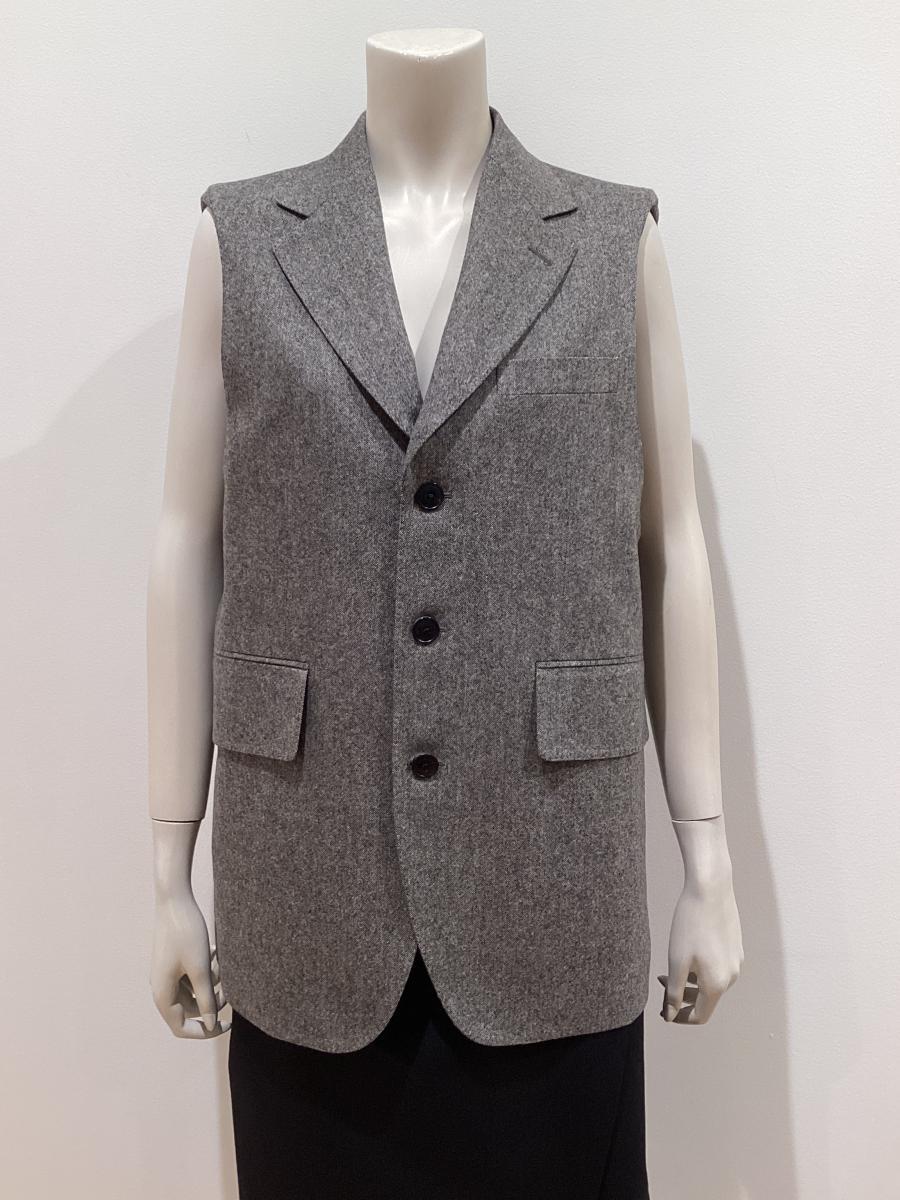 HYKE（ハイク）／TWEED SLEEVELESS BLAZER（17581）