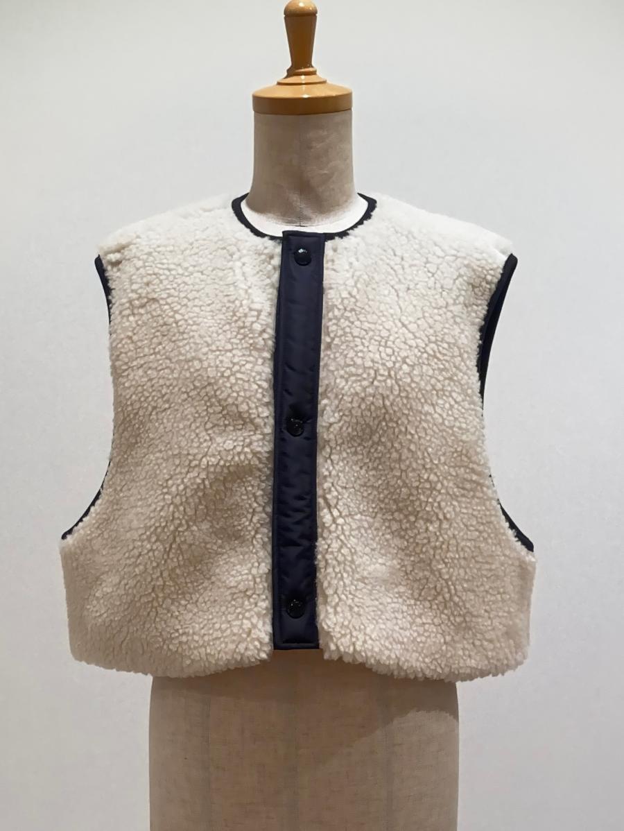 HYKE（ハイク）／FAUX SHEARING VEST（17491） | ブルゾン | Foyer Online Store