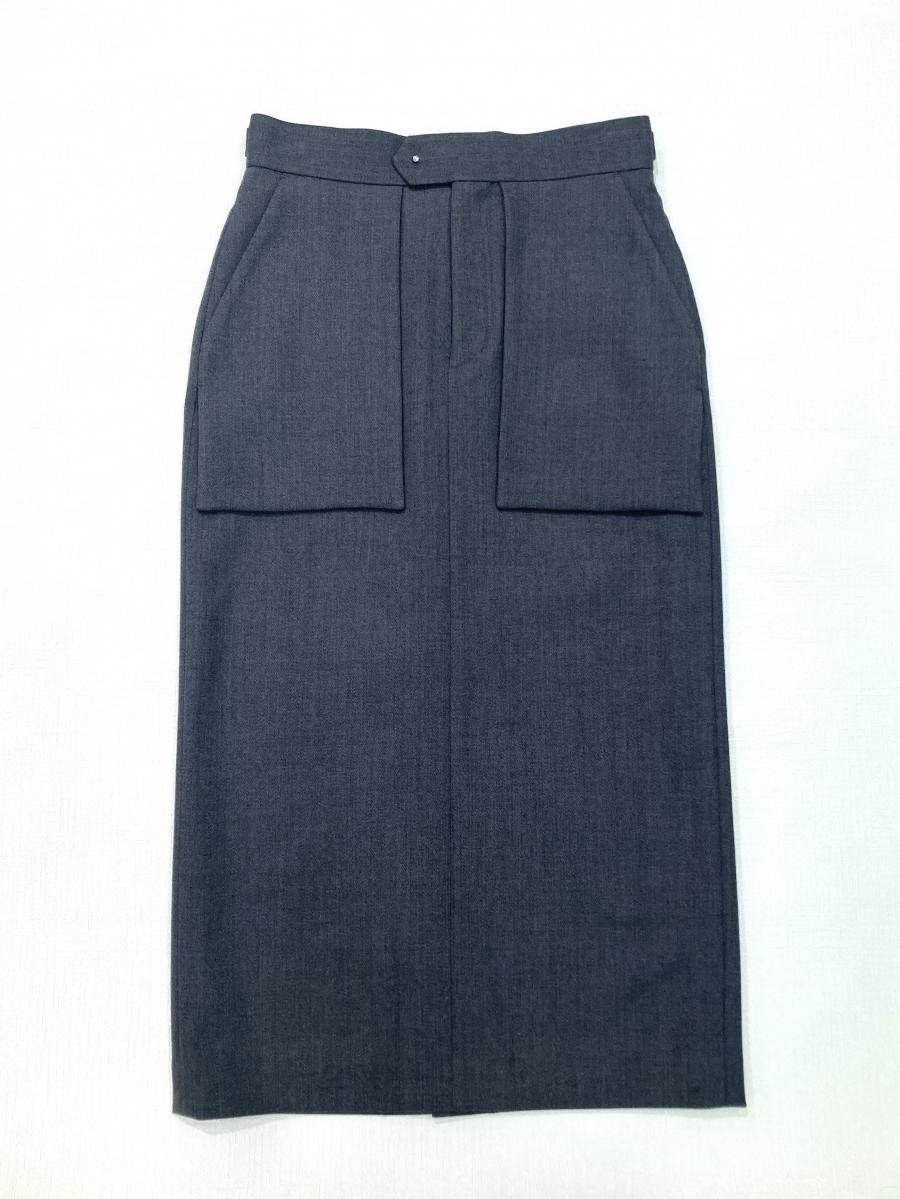 HYKE（ハイク）／DOESKIN MIDI SKIRT（14158） | スカート