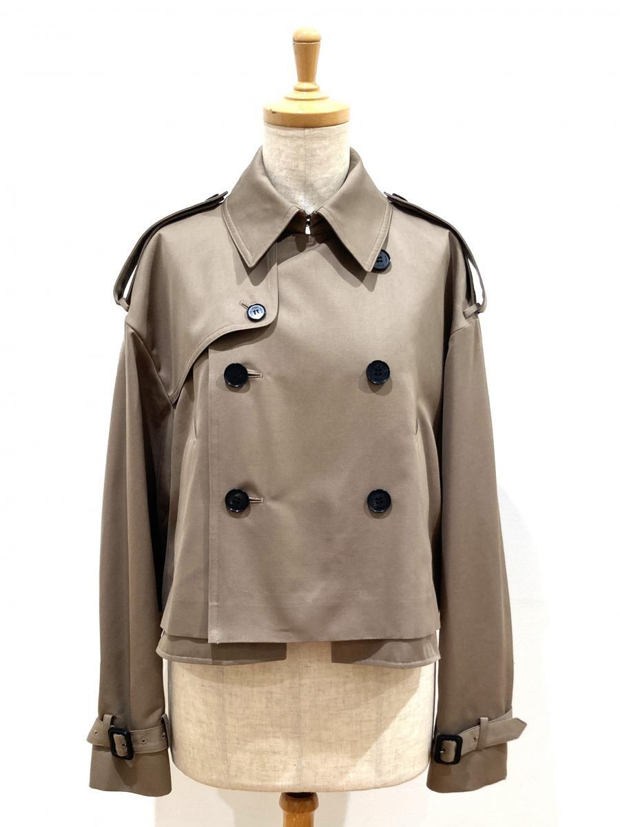 HYKE（ハイク）／ CROPPED TRENCH COAT/BIG FIT（17556
