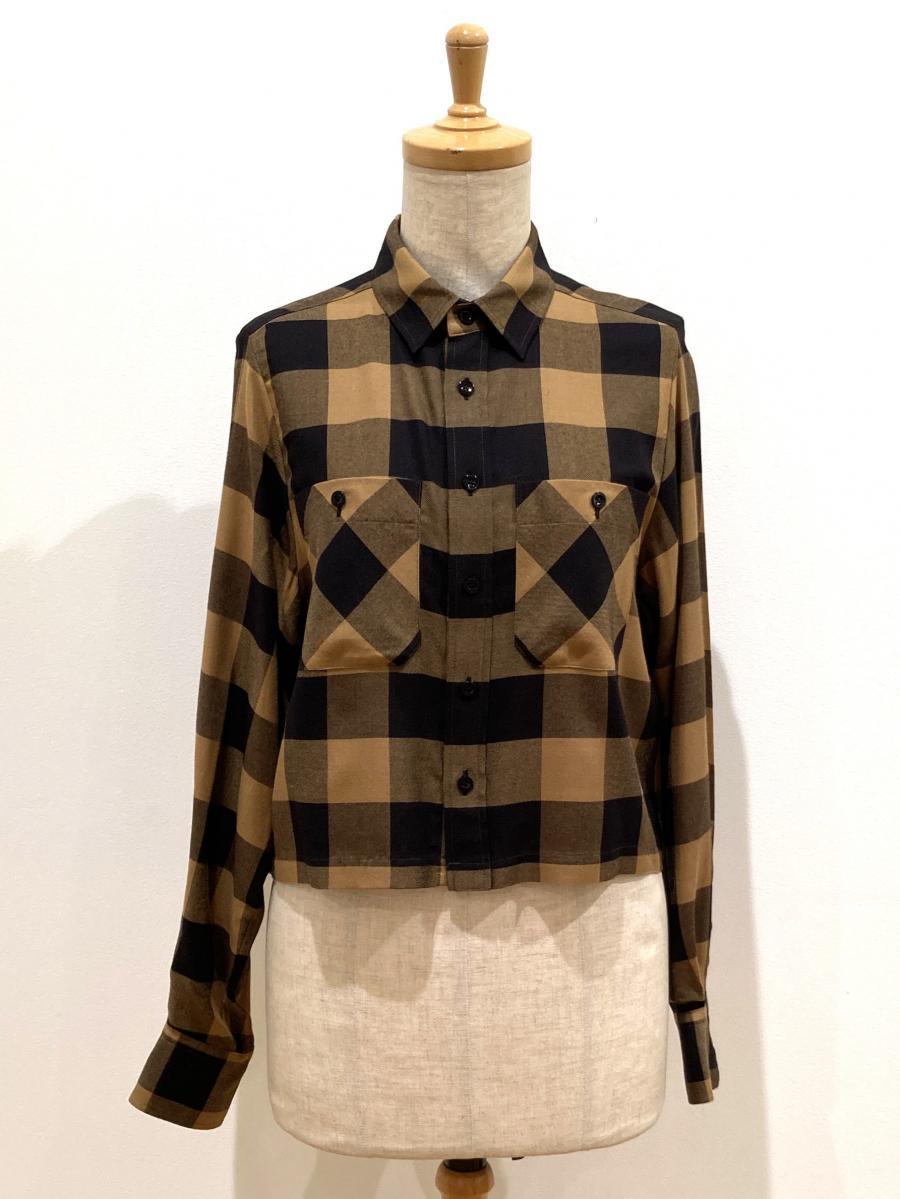 新品　HYKE ハイク　RAYON PLAID SHIRT RAYON PLAID SHIRT – HYKE ONLINE STORE