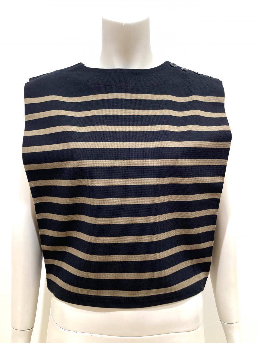 HYKE（ハイク）／SLEEVELESS BASQUE SHIRT（12427） | ニット | Foyer