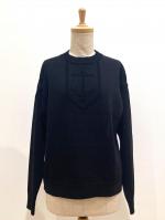 HYKE（ハイク）／ SHEER BACK GUERNSEY KNIT（11423）