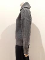 HYKE（ハイク）／RIBBED ZIP SWEATER（11445）