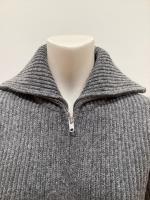 HYKE（ハイク）／RIBBED ZIP SWEATER（11445）