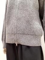 HYKE（ハイク）／RIBBED ZIP SWEATER（11445）