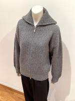 HYKE（ハイク）／RIBBED ZIP SWEATER（11445）