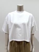 HYKE（ハイク）／CROPPED SHORT-SLV TEE/BIG FIT(6.5OZ)（12438）